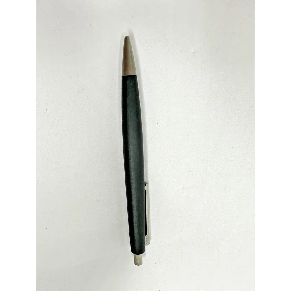Lamy Ballpoint Pen Black Brushed Stainless Steel 2000